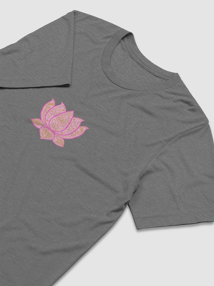 Lotus Vision: Stylized Floral T-Shirt product image (6)