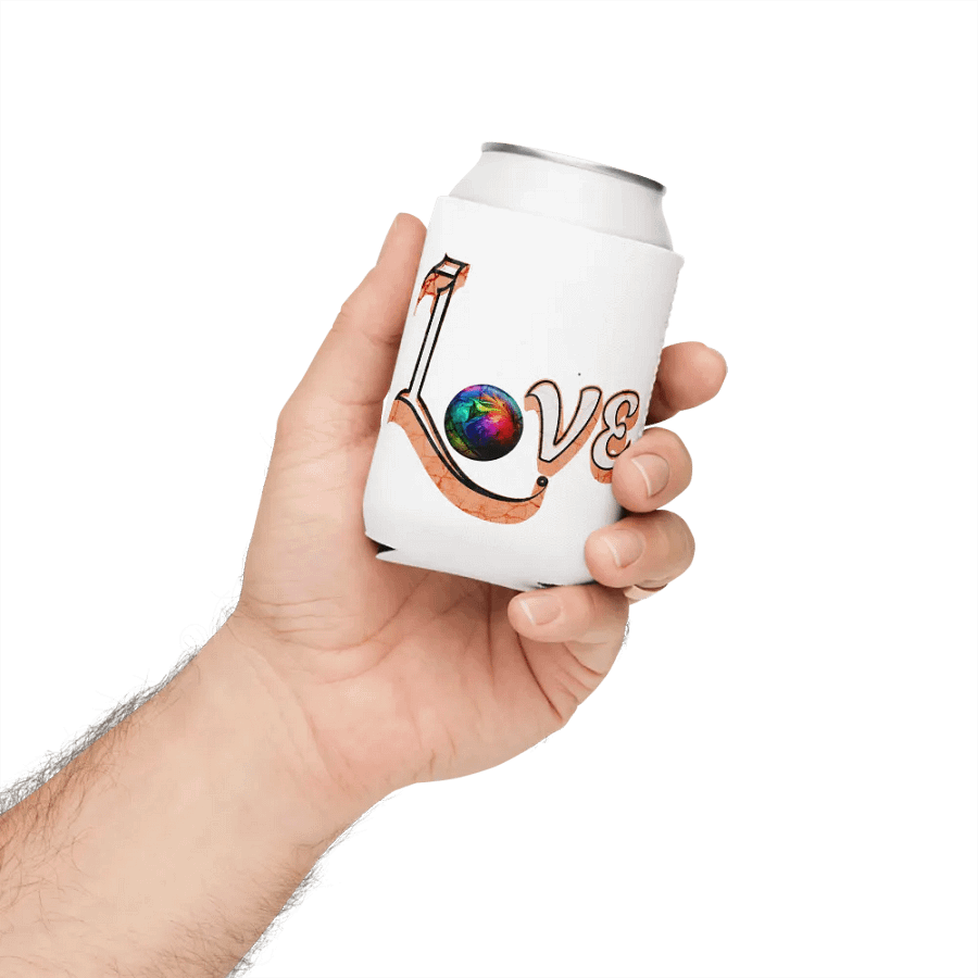 Love Bowling Swirled Can Cooler product image (4)