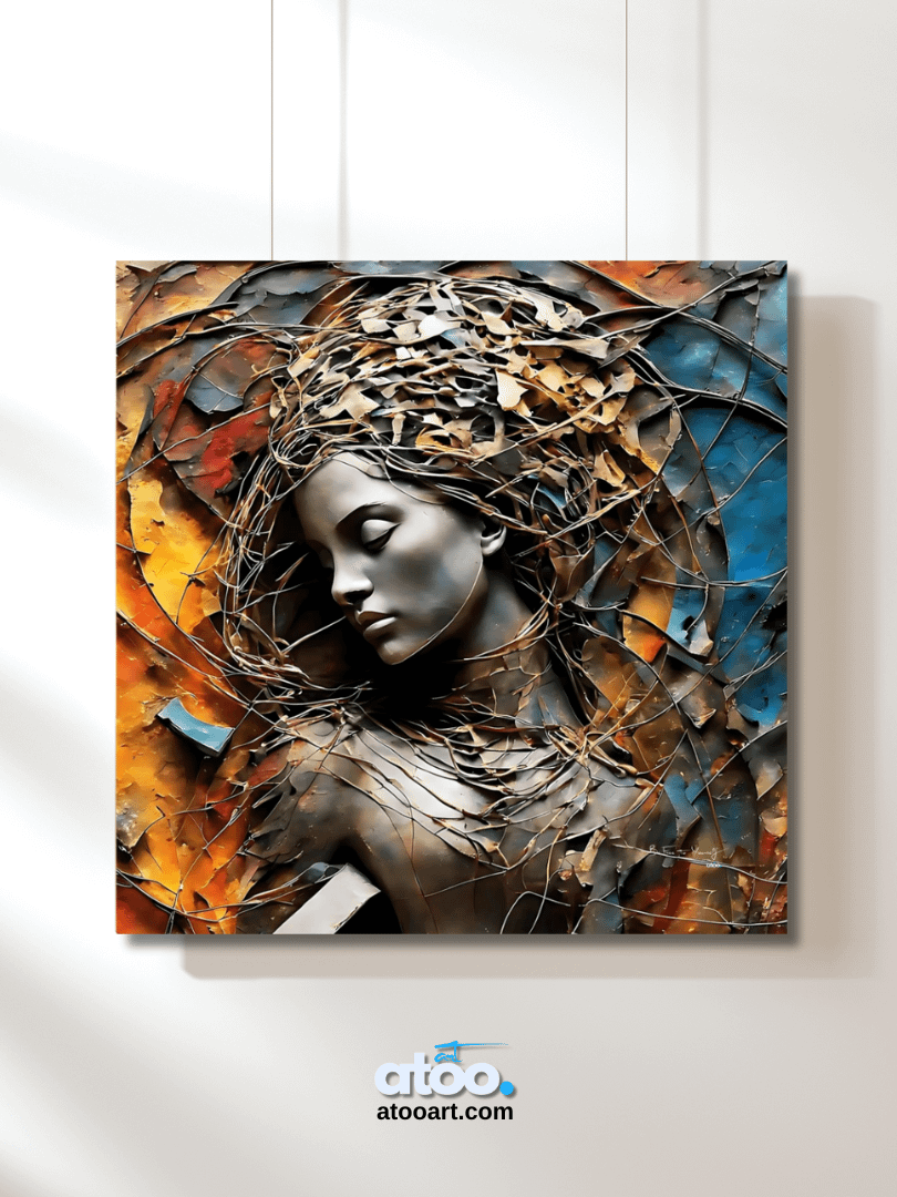 Be Free to Yourself | Silent Resistance | Canvas Painting product image (2)