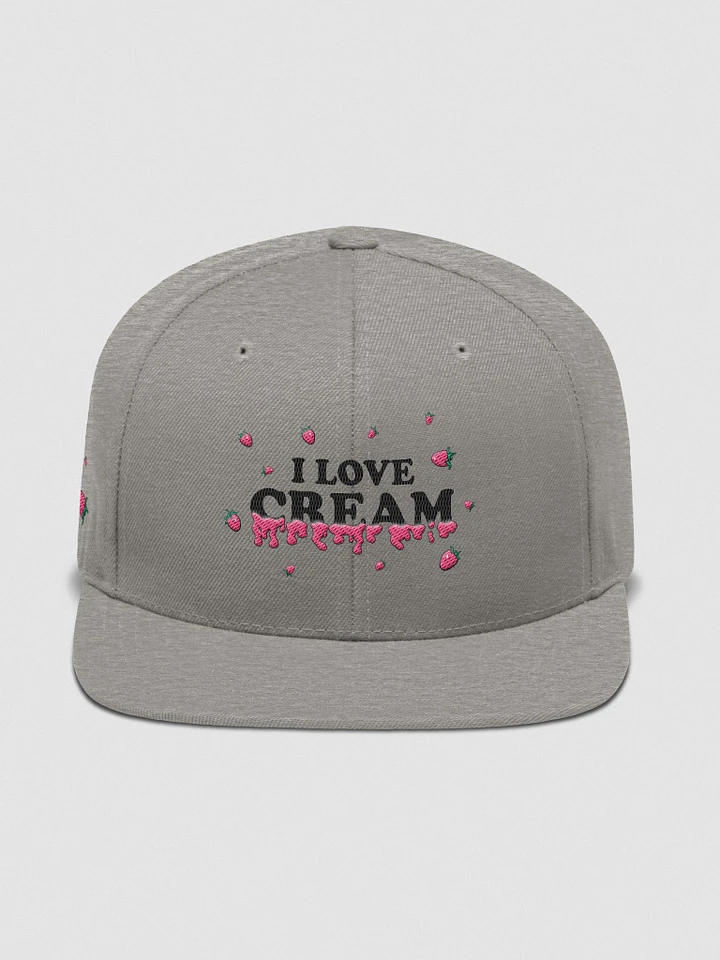 I Love Cream... // Yupoong Wool Blend Snapback Cap product image (1)