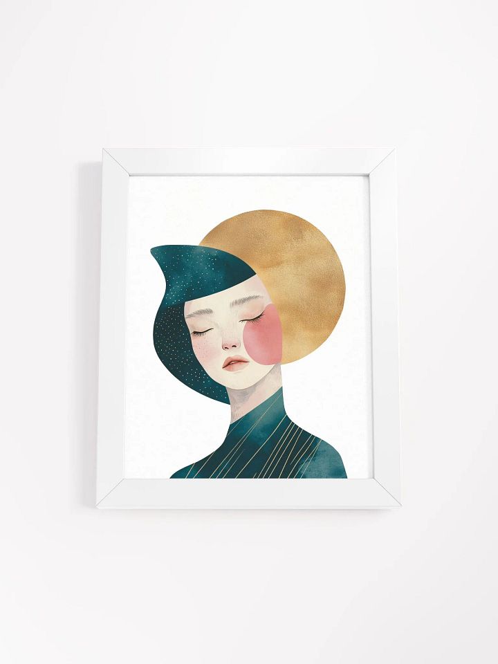 Elegant Abstract Portrait Wall Art – Dreamy and Modern Decor product image (2)