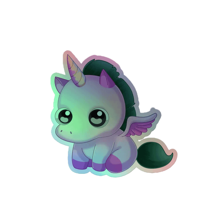 L the Unicorn Holographic Sticker product image (1)