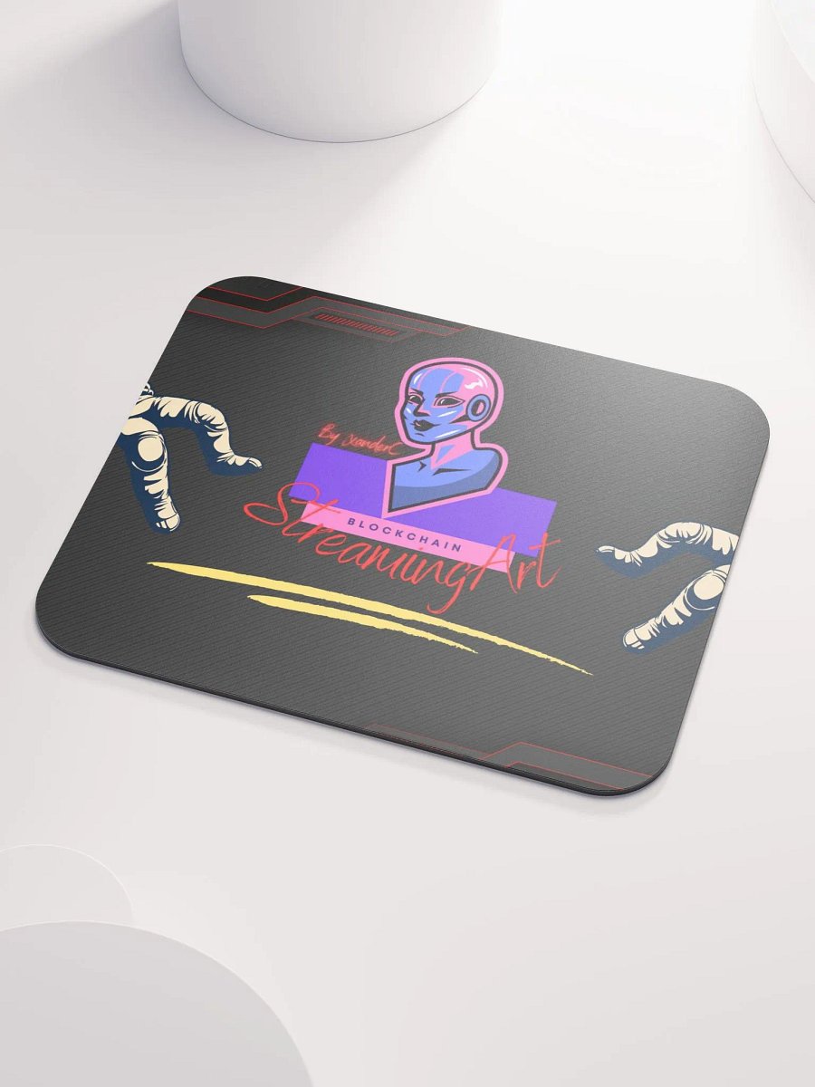 Futuristic StreamingArt Blockchain Mouse Pad product image (3)