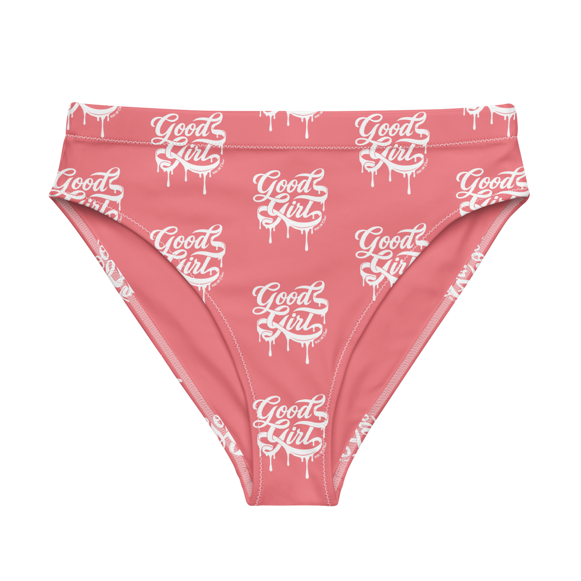 Good Girl High Waist Bikini Bottom Pink product image (1)