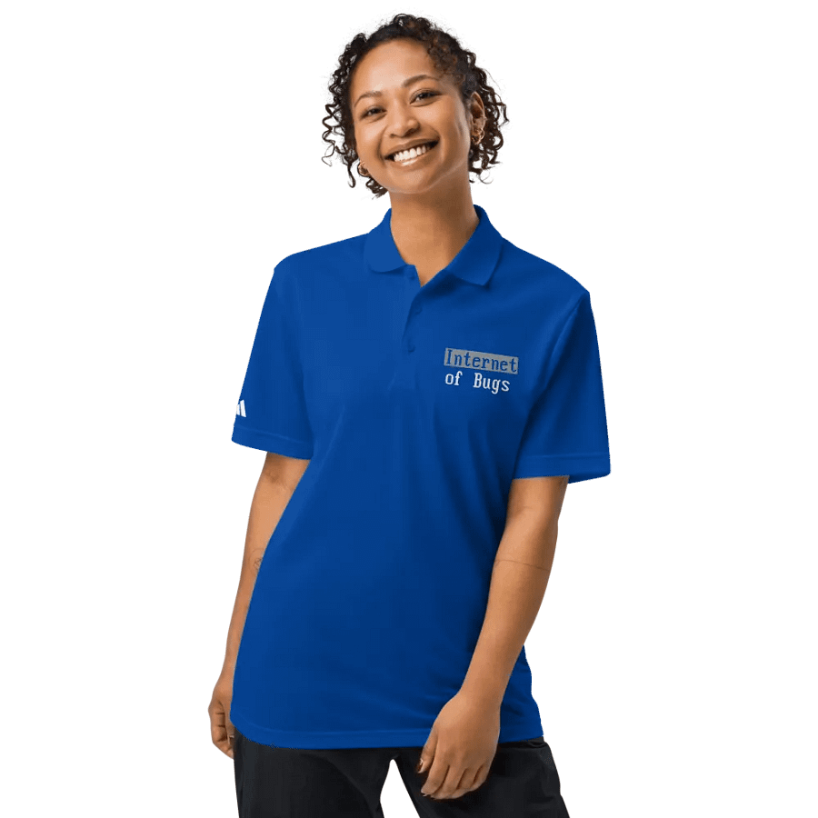 Internet Of Bugs Adidas Polo Shirt product image (8)