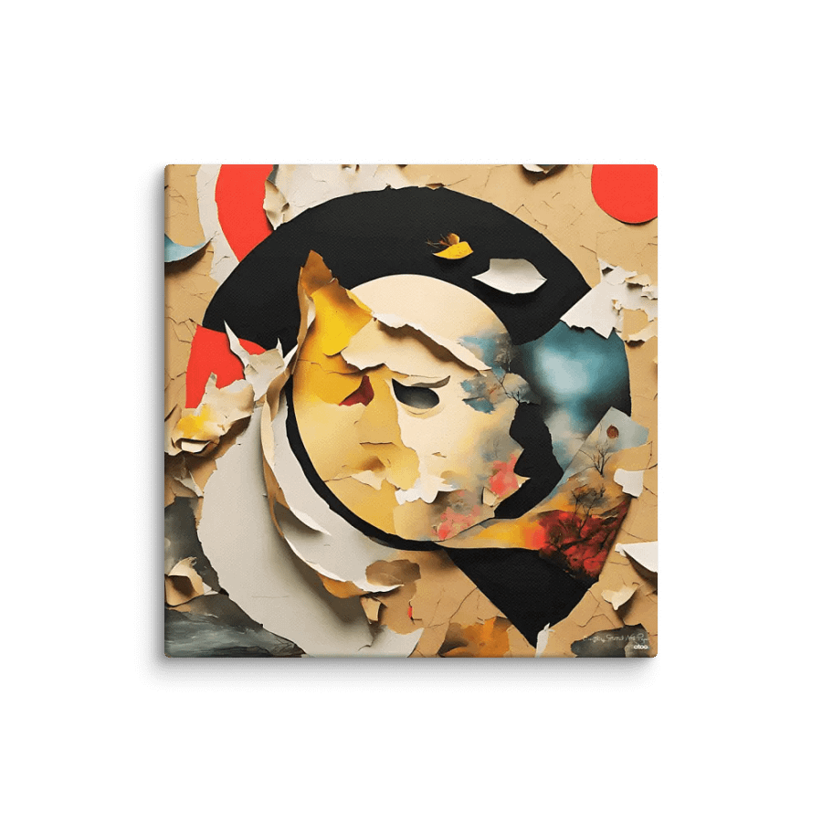 Paper Collection | Between Reality and Imagination-2 | Canvas Art Painting product image (6)