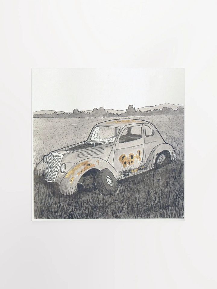 Abandoned Car Print product image (1)