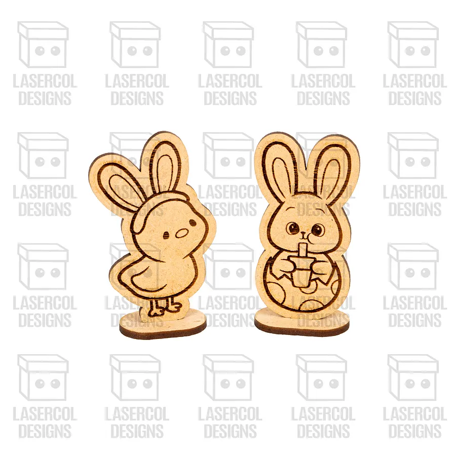 Easter Cutouts With Base Set 6 - Laser Cut Files product image (7)