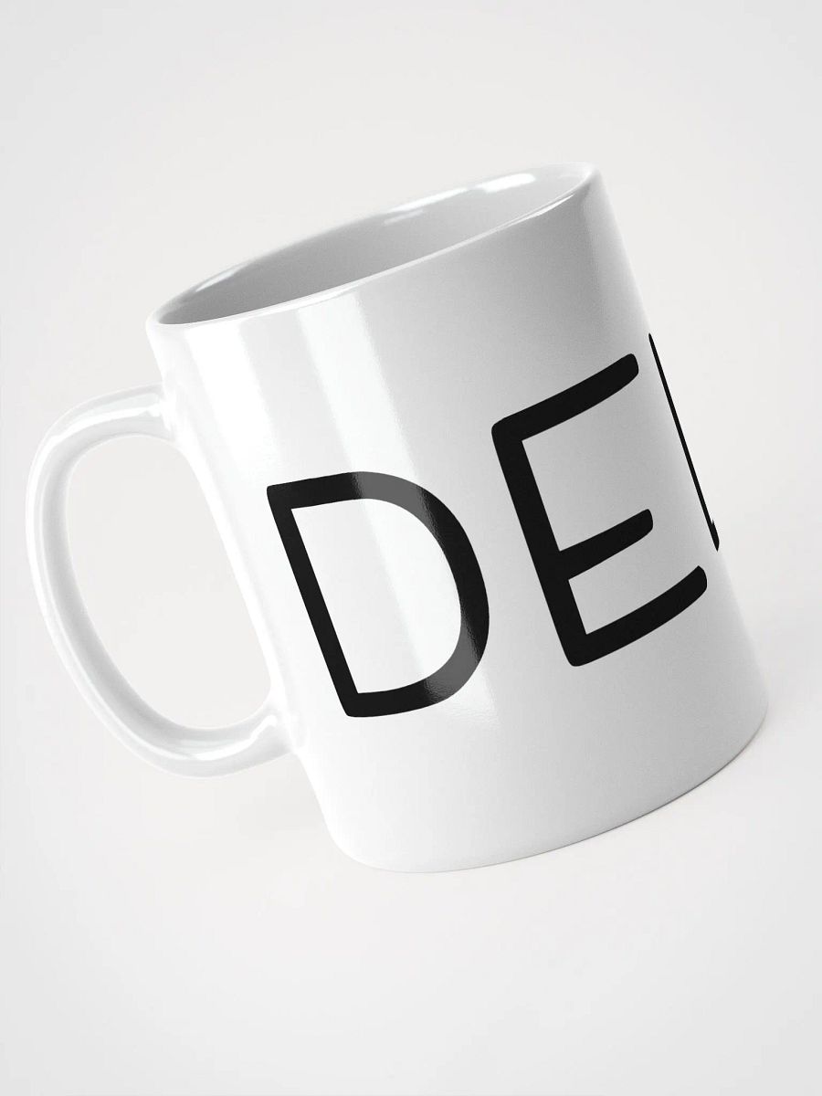 DELTA Mug Text Blk/Wht product image (4)