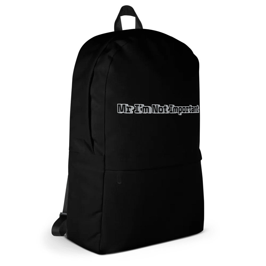 Backpack - Black - Mr I'm Not Important product image (11)