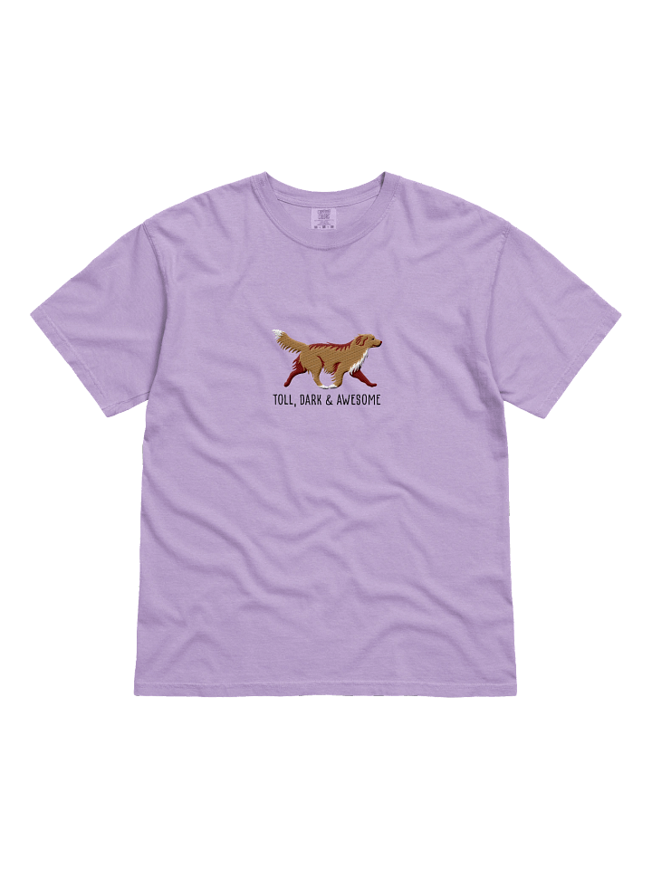Toll, Dark, and Awesome T-Shirt(Embroidered) of a Nova Scotia Duck Tolling Retriever(Tan) product image (31)