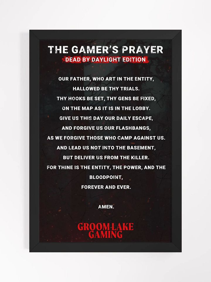 The Gamer's Prayer: DBD Edition product image (2)