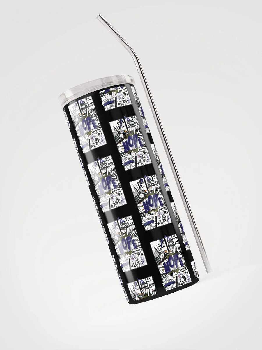 Shac-oholics Comic Blast Tumbler - Dark Blue 