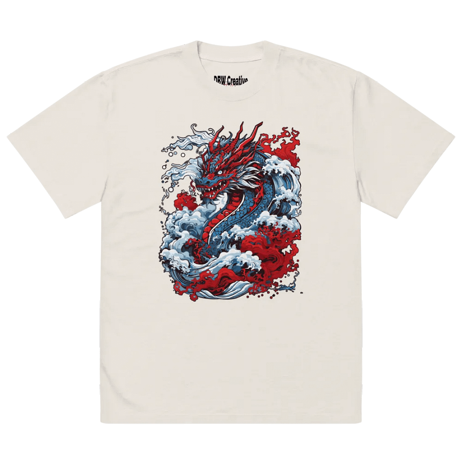 Windfire Dragon Oversized Tee product image (2)