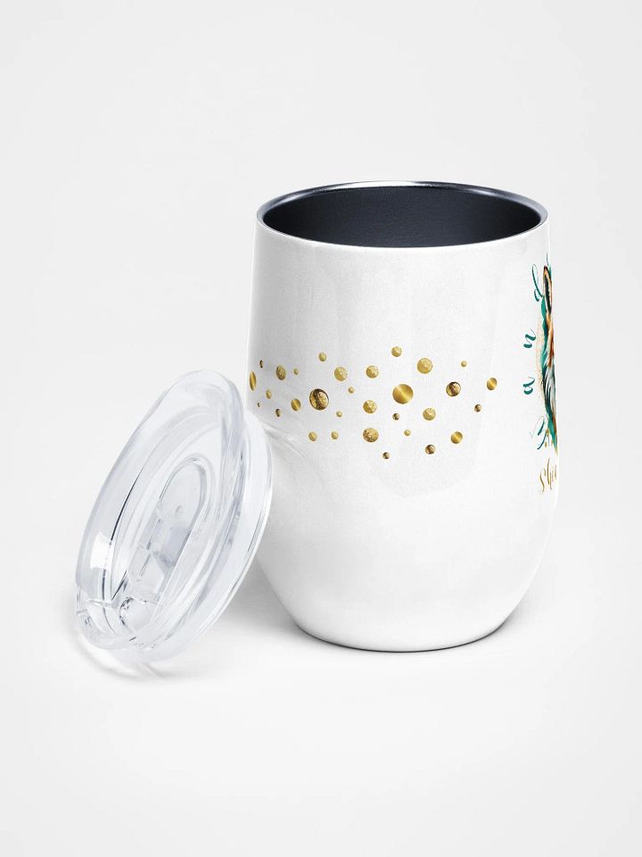 Wander Wild Shine Bright Fox Wine Tumbler product image (2)
