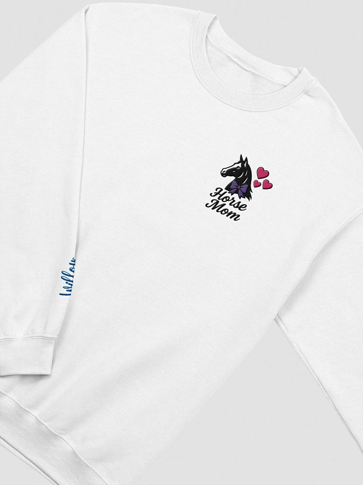 HORSE MOM / SWEATSHIRT WITH PERSONALIZED NAME / EMBROIDERED product image (1)