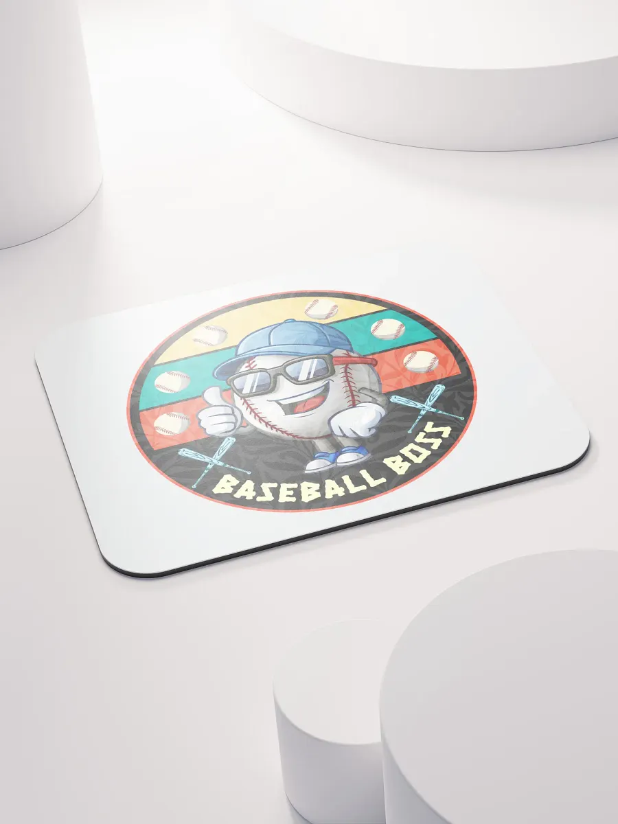 Baseball Boss Thumbs-Up Mouse Pad product image (4)
