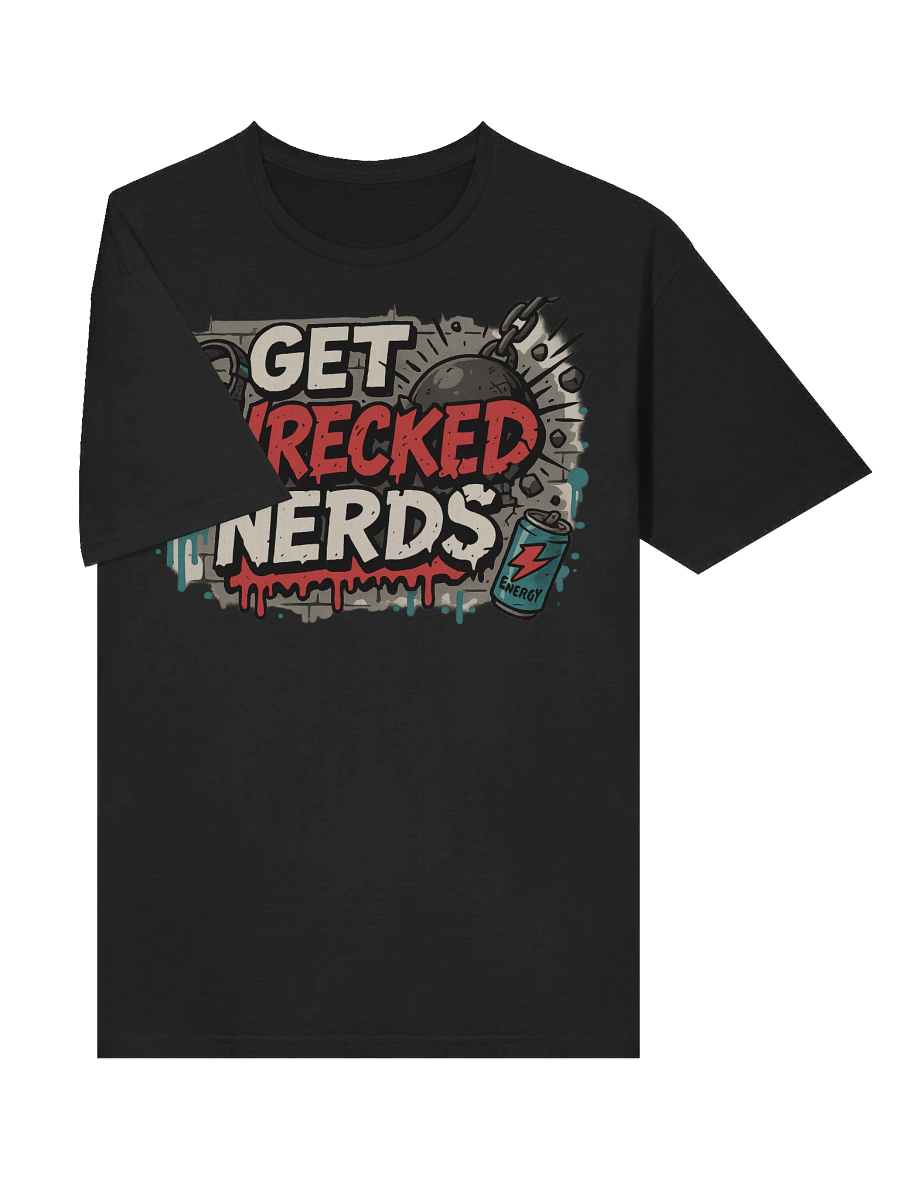 Get Wrecked Nerds – Funny Gamer Trash Talk T-Shirt product image (5)