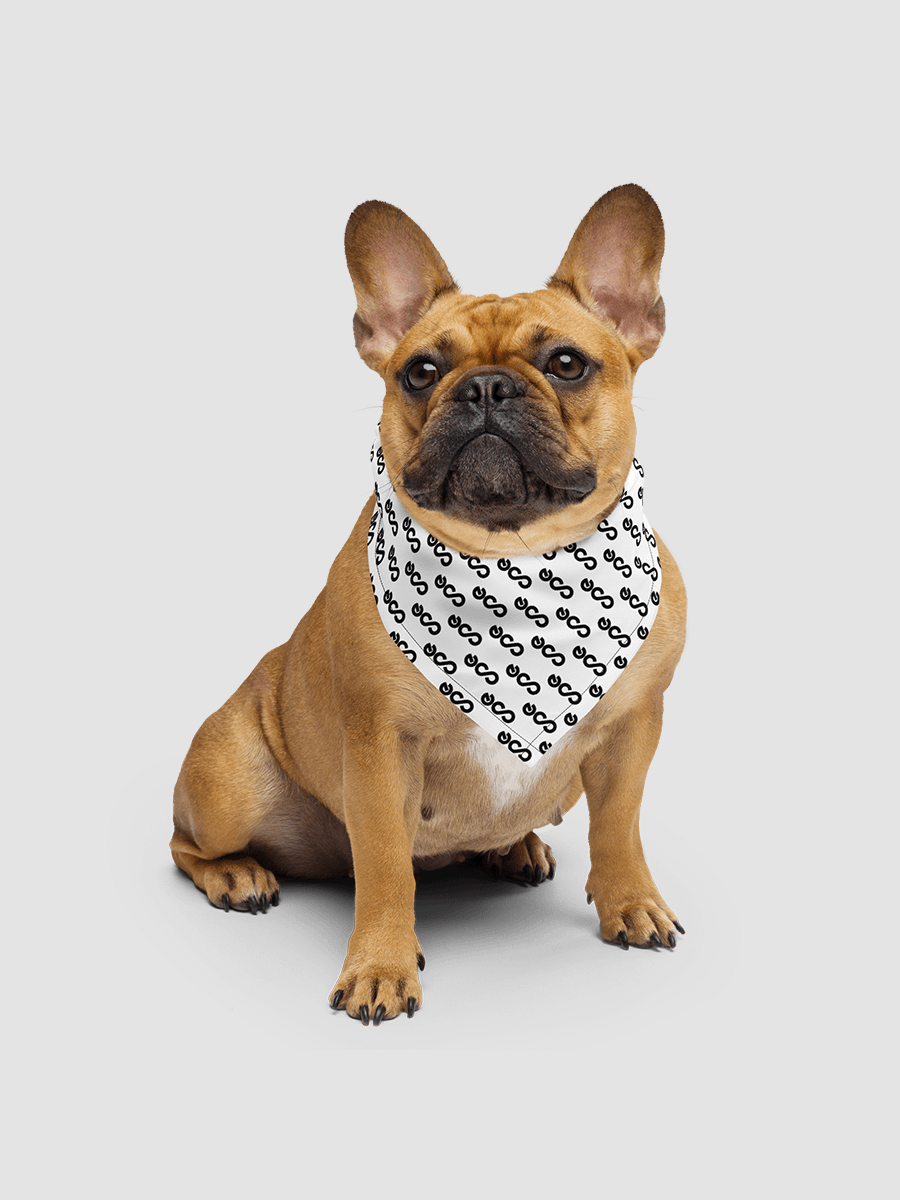 ALL OVER PRINT BANDANA - WHITE product image (1)