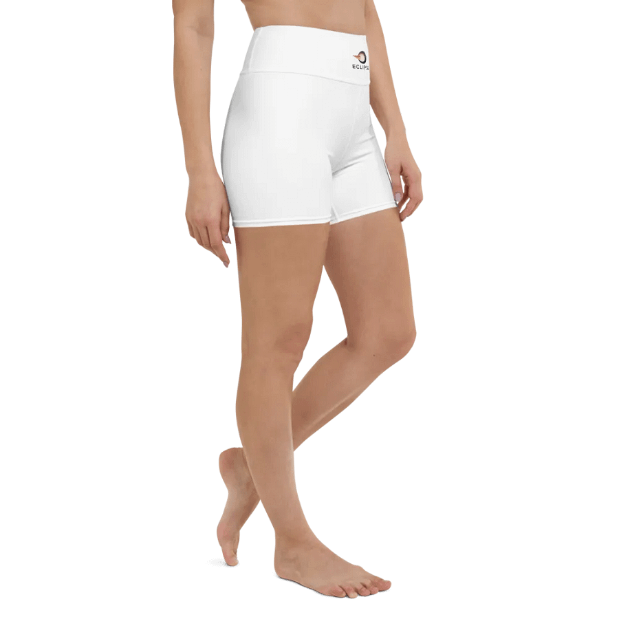 Eclipse Women's White Yoga Shorts product image (6)