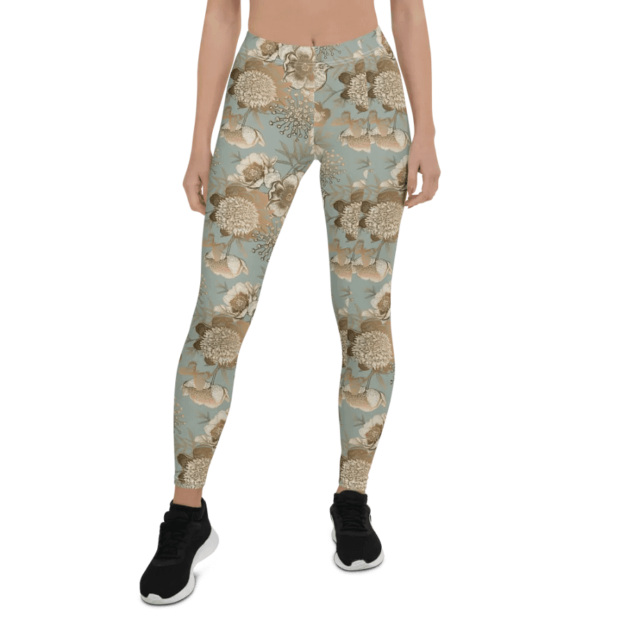 Birds And Flower Yoga Leggings product image (1)