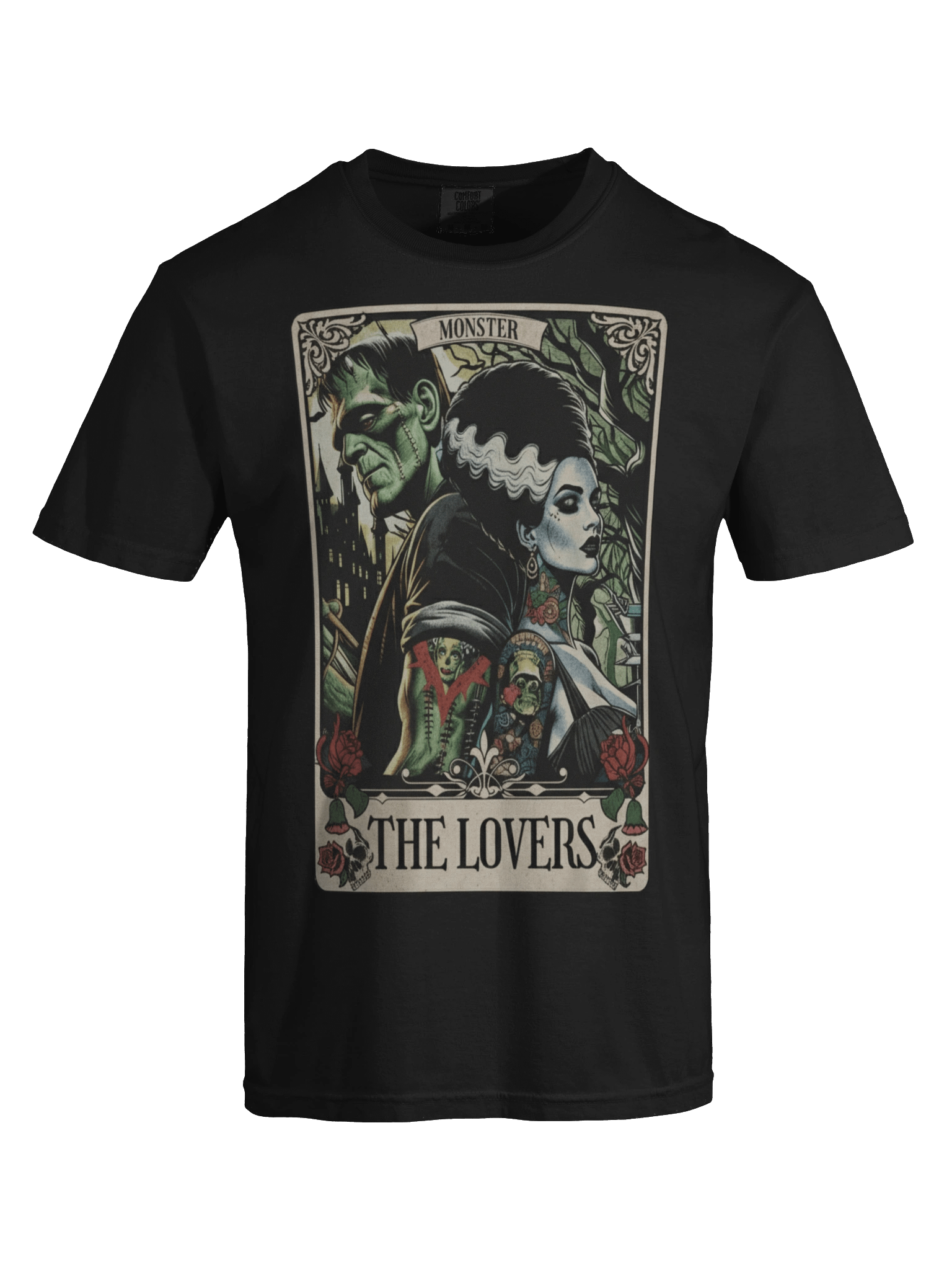 The Monster Frankenstein And Bride The Lovers Tarot Card product image (7)