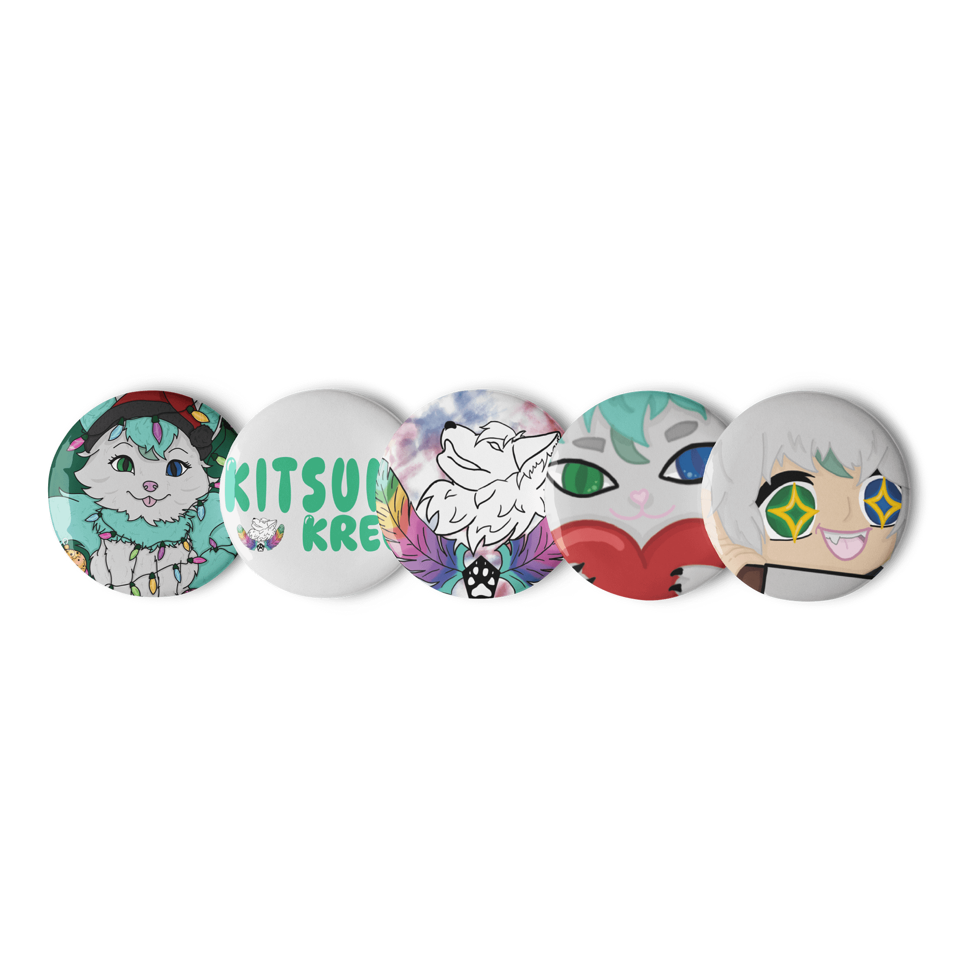 Kitsune Krew Pin Set A product image (1)