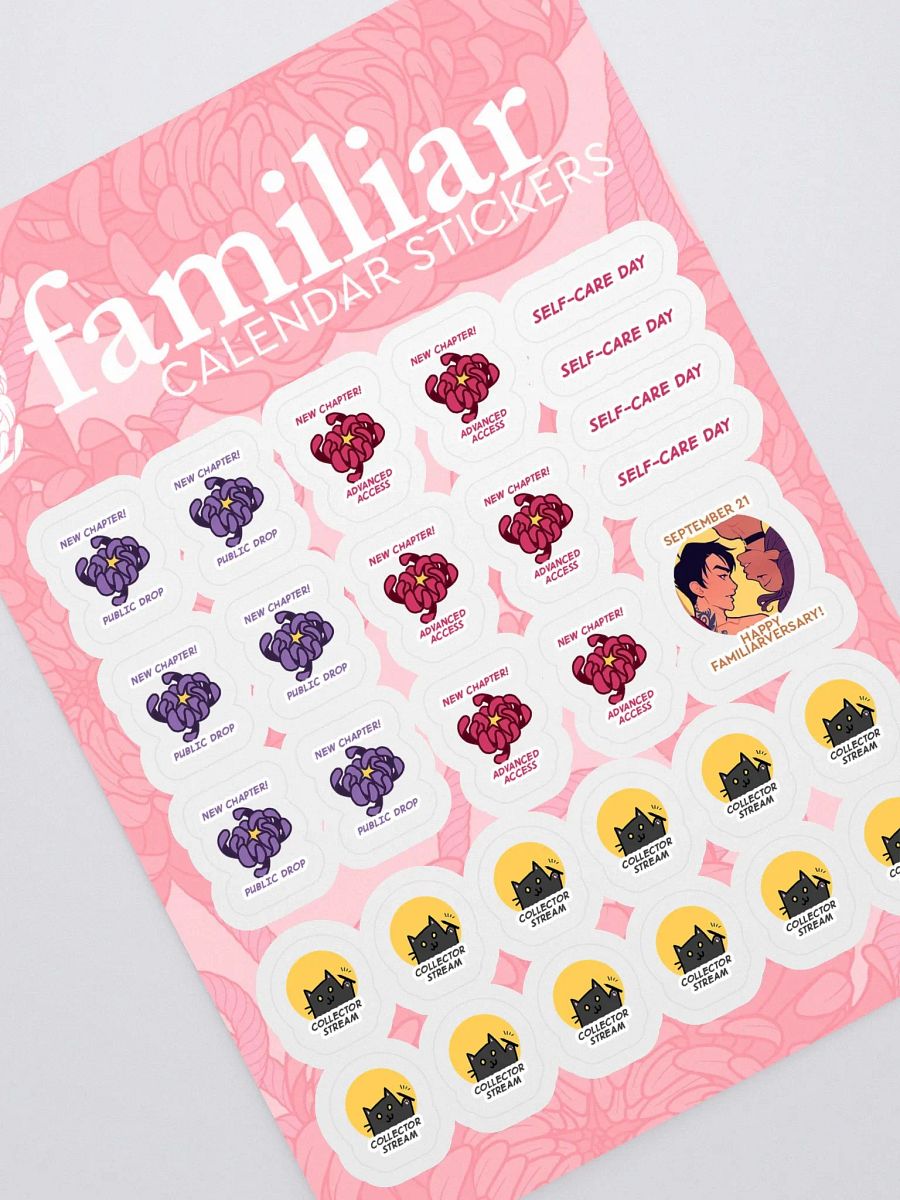 Familiar Calendar & Planner Sticker Sheet product image (1)