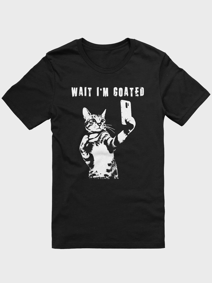 "Wait I'm GOATed" Cat Selfie Graphic T-Shirt product image (3)
