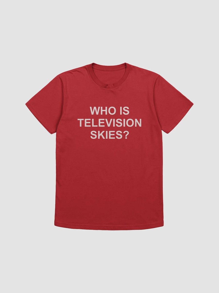 WHO IS TELEVISION SKIES TEE product image (1)