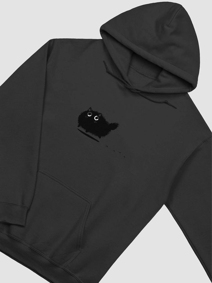 Fluffy Black Dizzy Cat Hoodie product image (21)
