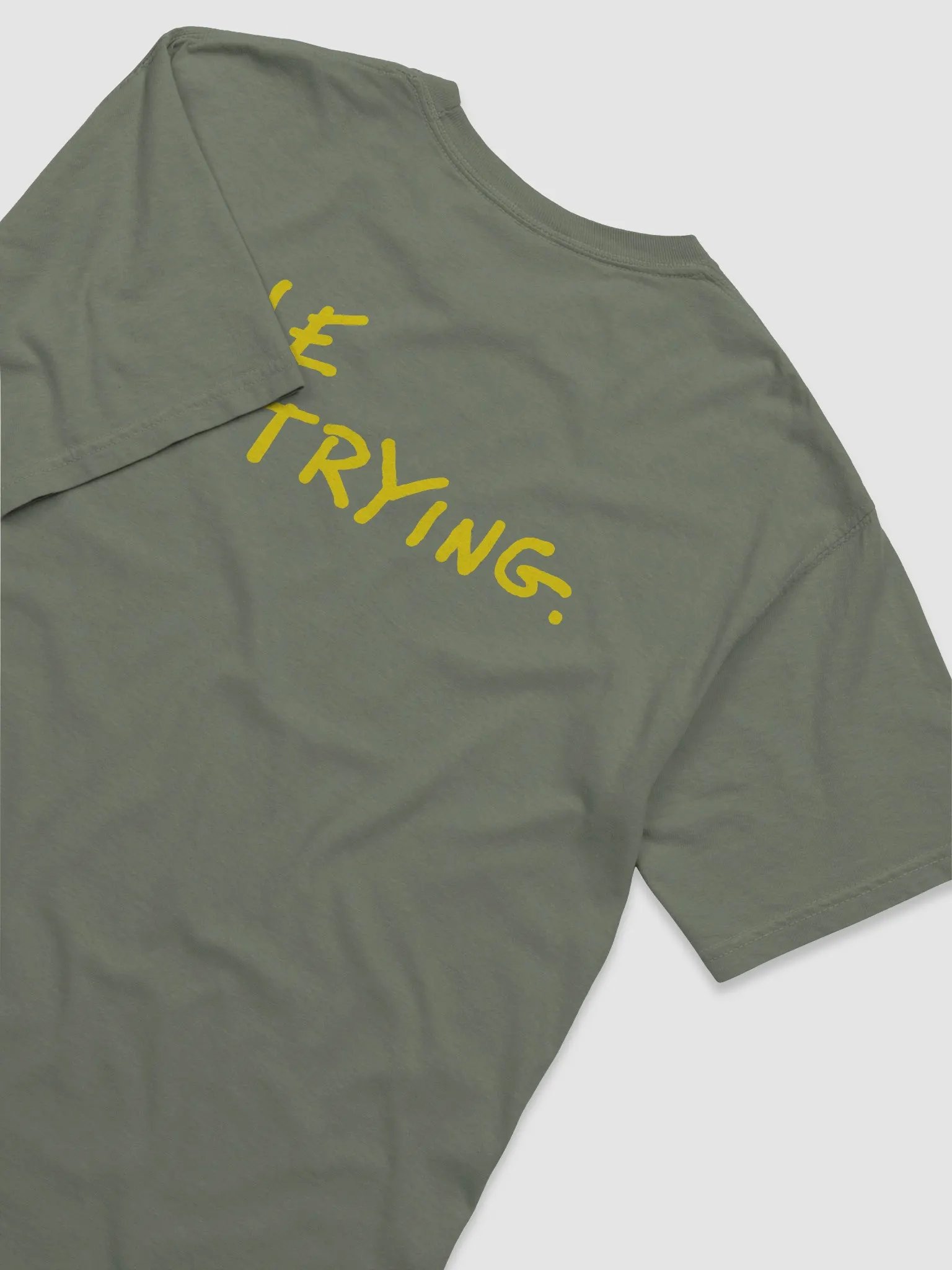 The Spirited Man Die Trying T-Shirt - Olive product image (4)