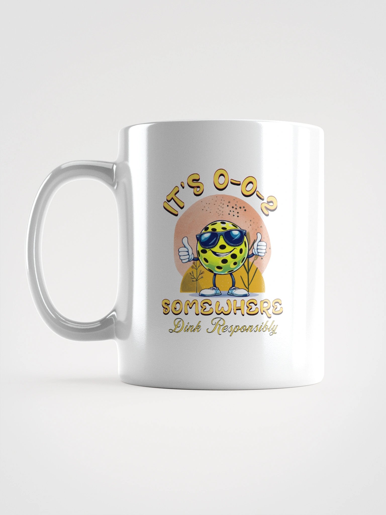 Its 002 Somewhere Pickleball Dink Responsibly Mug product image (1)