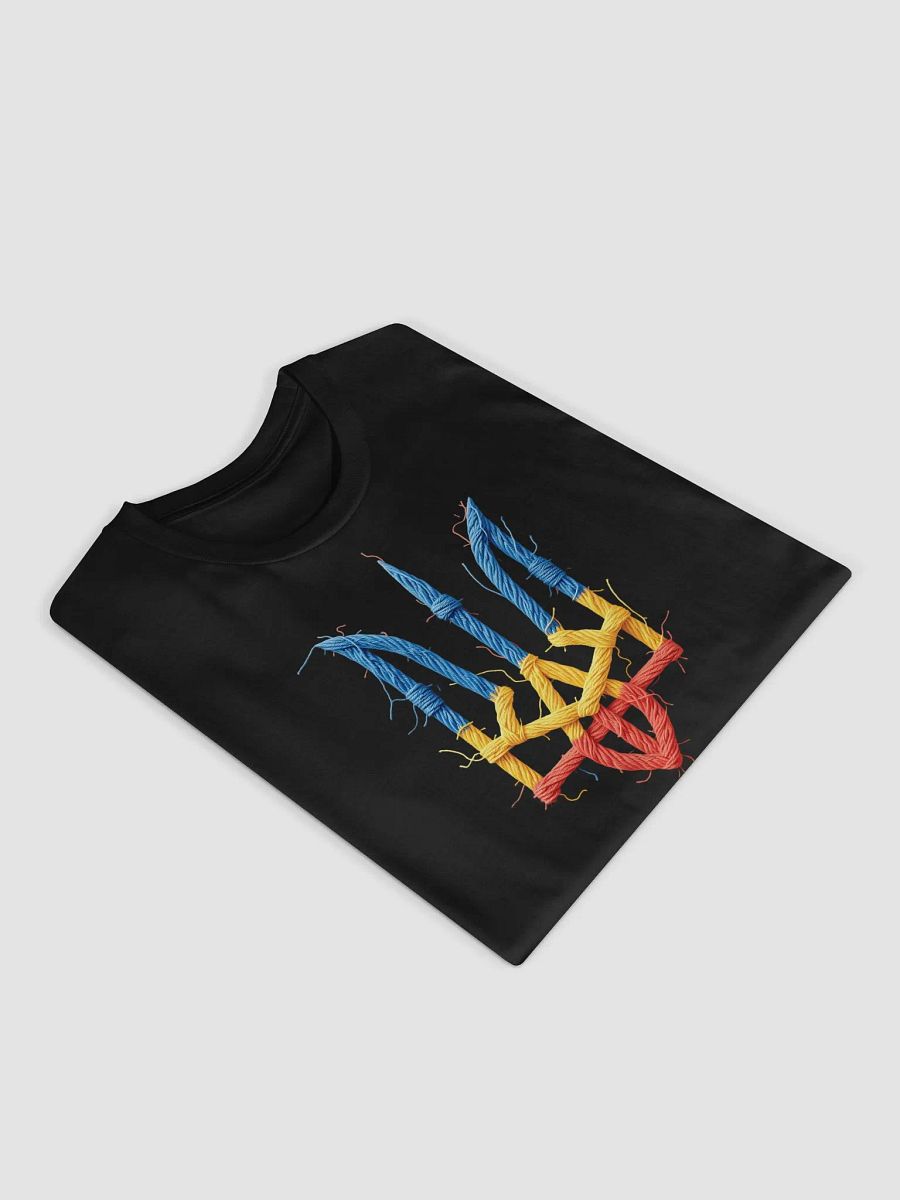 Vintage Support Ukraine Flag | Ukrainian Trident | Stand with Ukraine Unisex Tee product image (12)