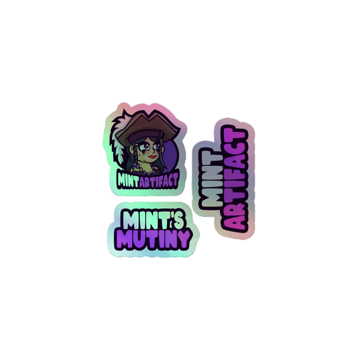 Mint Artifact Holo Logo Stickersheet product image (1)