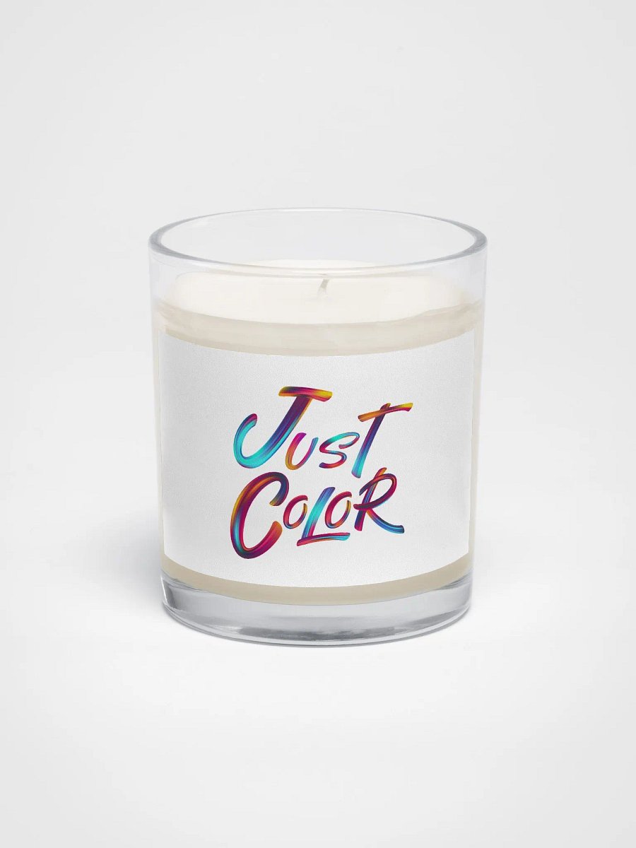 Vibrant Brushstroke 'Just Color' Soy Wax Candle product image (1)