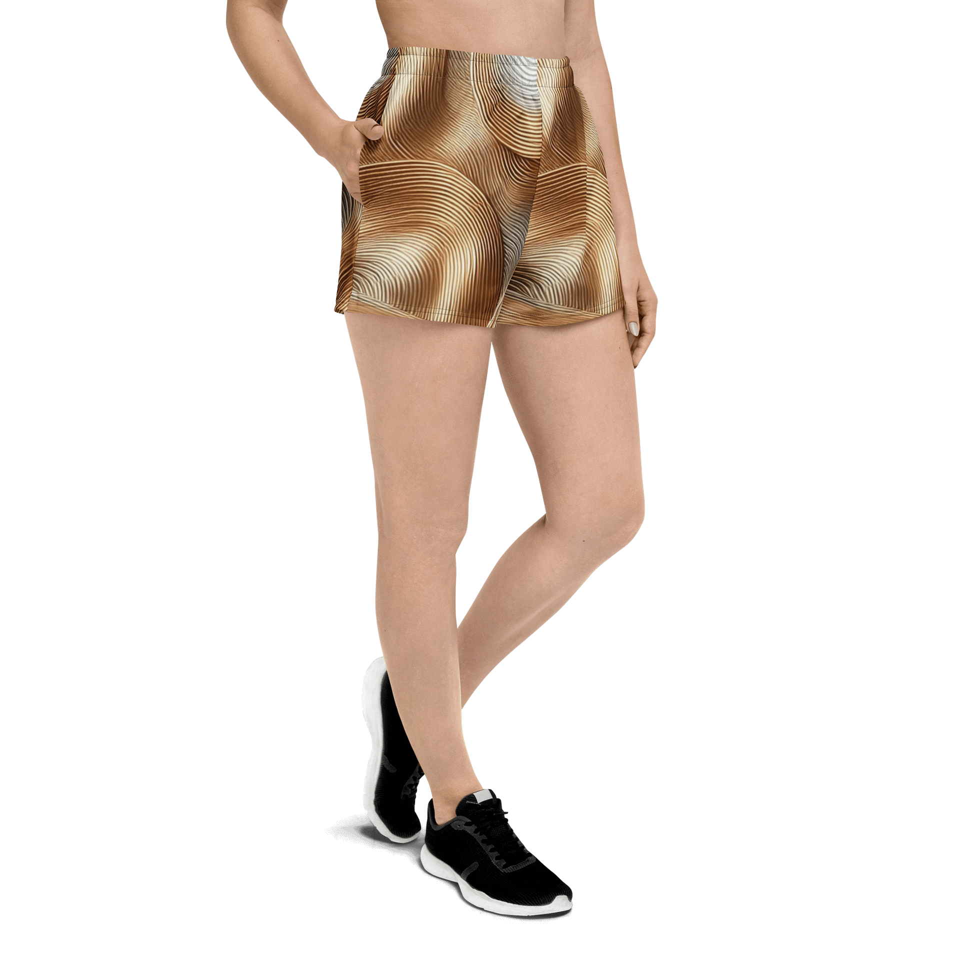 Ripple Effect Unisex Athletic Shorts product image (3)