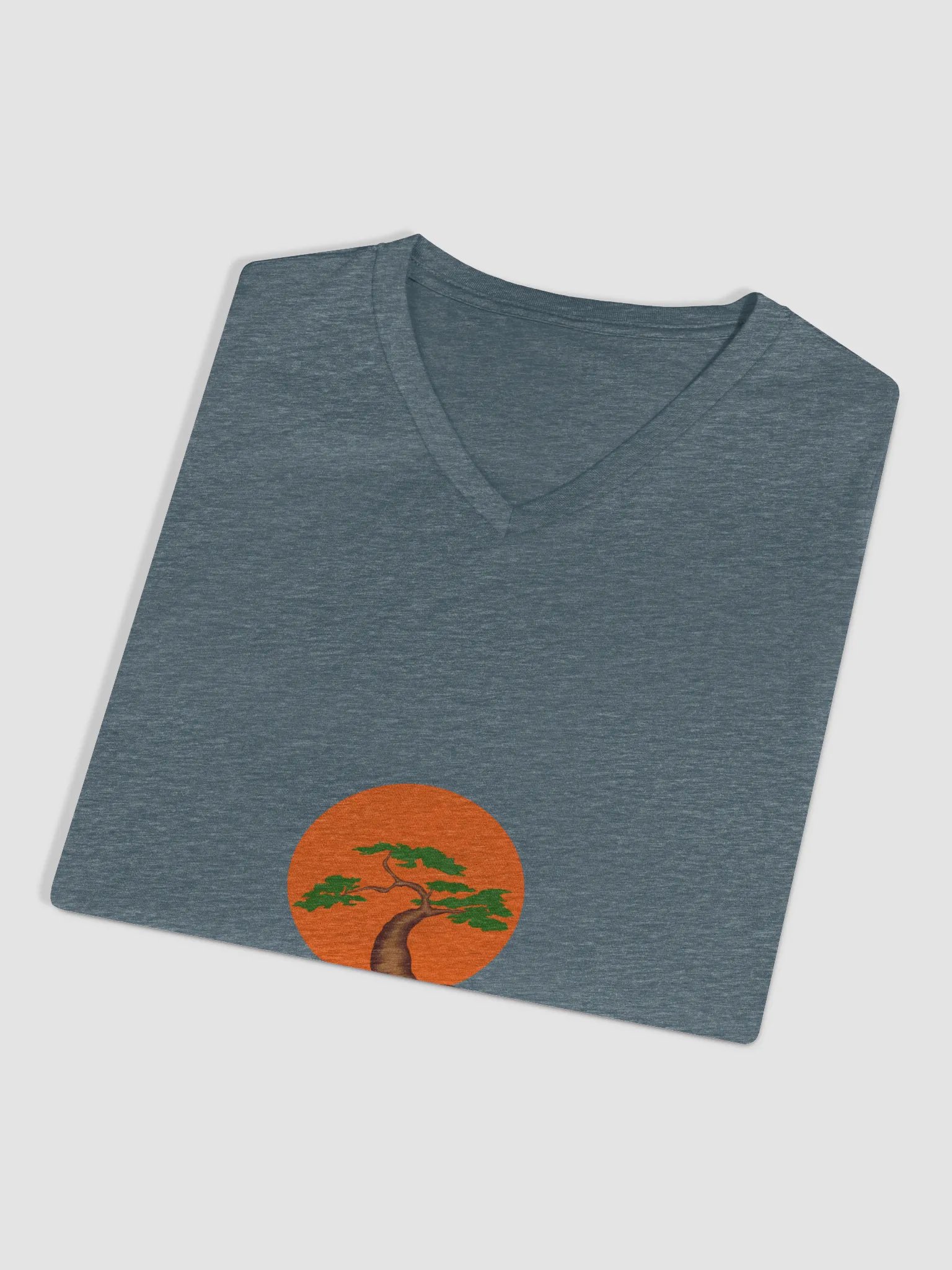 Sunset Tree Women's V-Neck Tee product image (7)