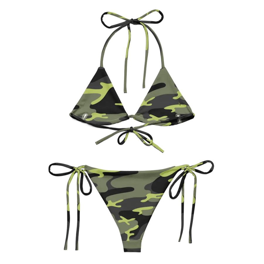 Eco-Chic Camo String Bikini Set Grečica Patriot Brand product image (6)