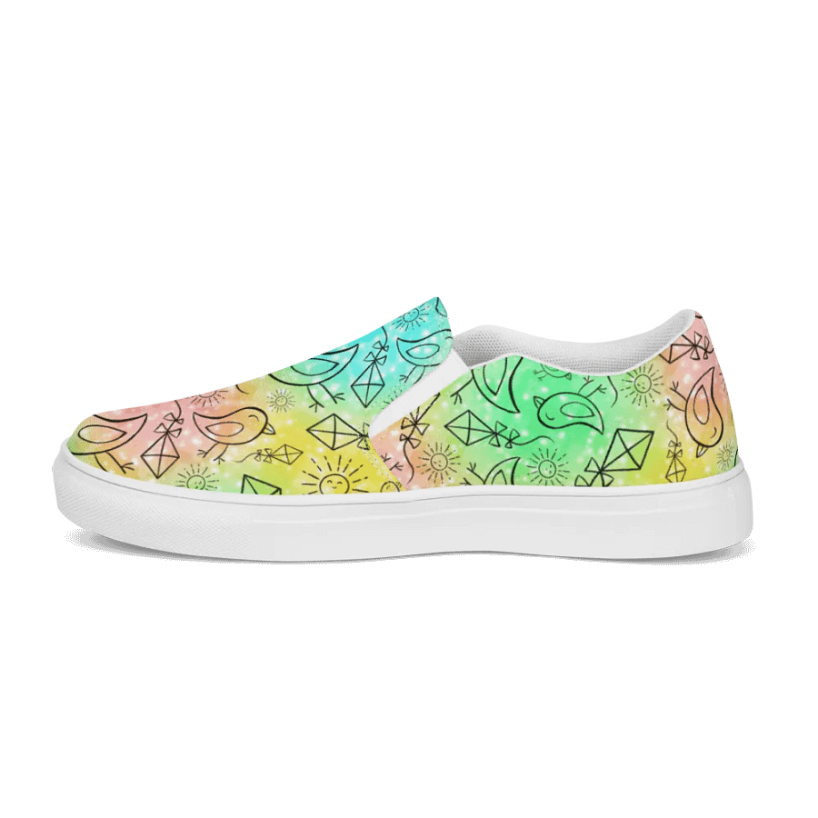 Summer Vibes - Pastel Geometry Slip-Ons 4men product image (10)
