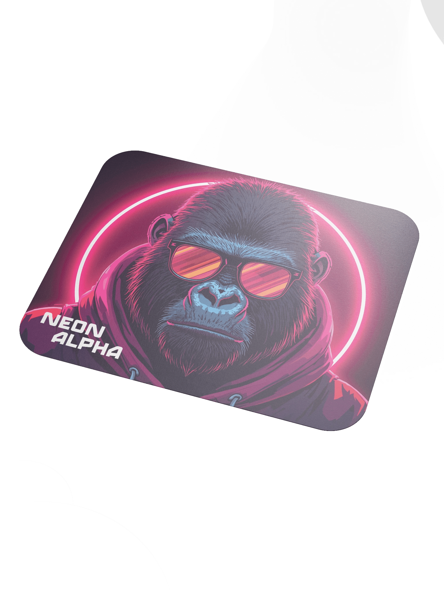 Neon Alpha Gorilla Mouse Pad product image (3)