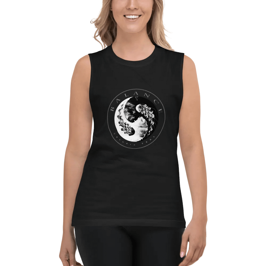 Yin-Yang Jellyfish Harmony Muscle Tank product image (4)