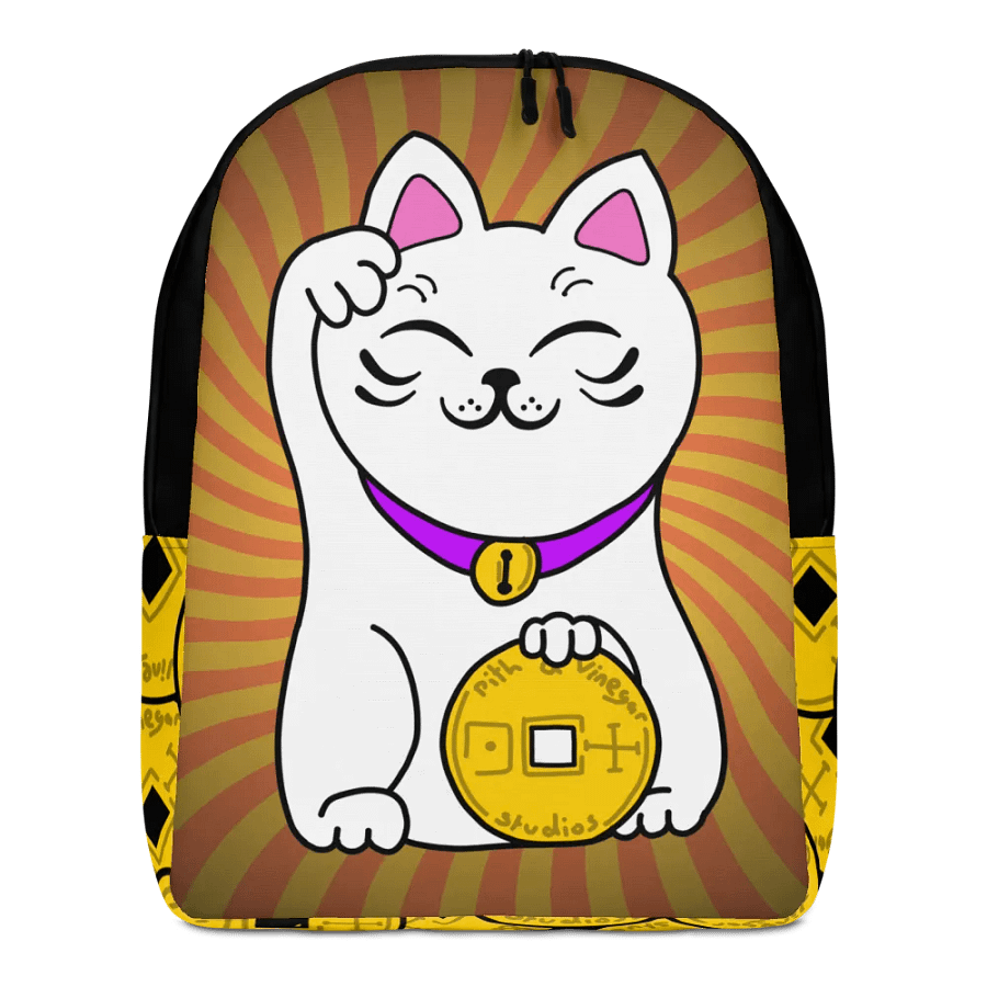 Maneki neko backpack product image (1)