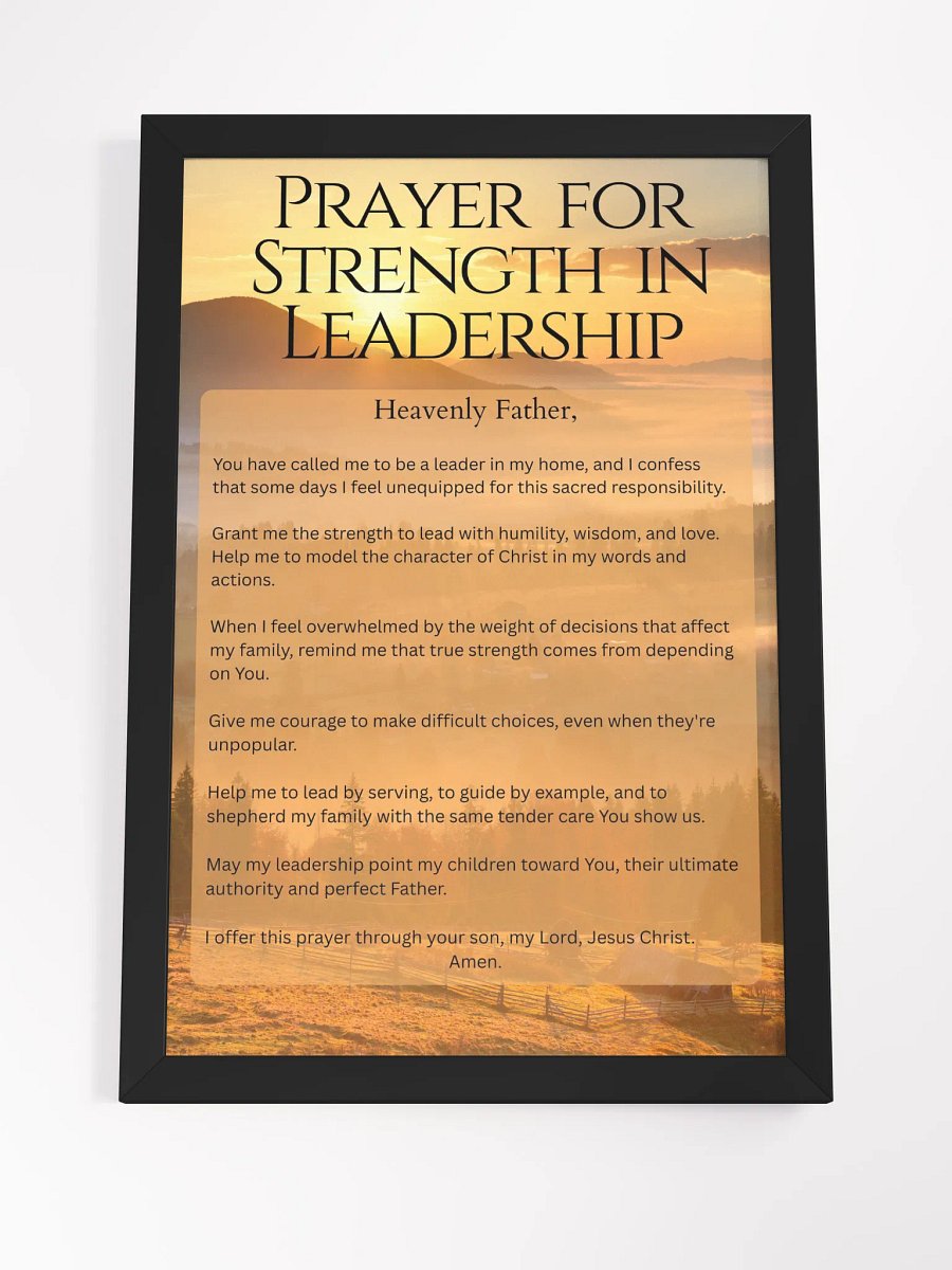 Prayer for Strength in Leadership product image (20)