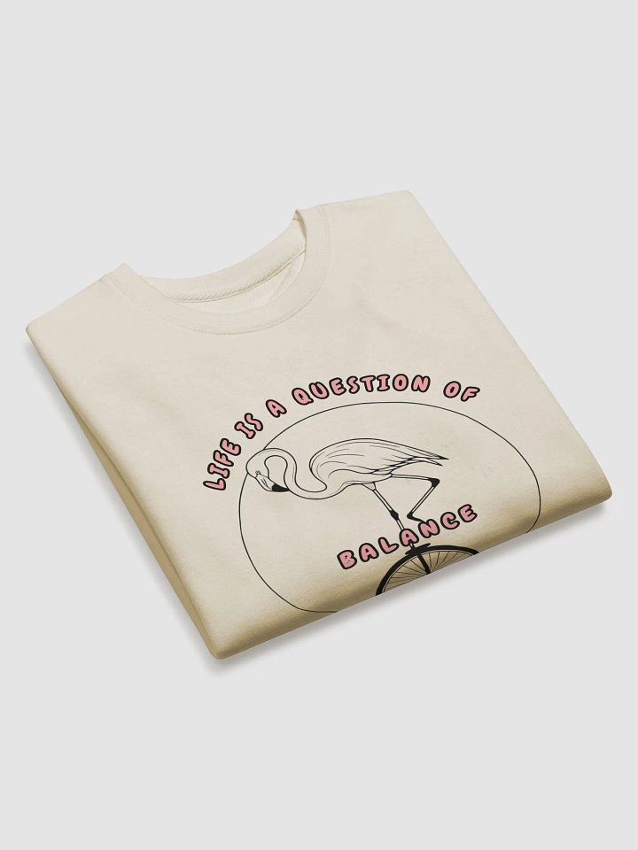 Balance Flamingo Unicycle Sweatshirt product image (2)