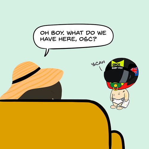 Mama Nicole must be glad it all worked out (his day job). 

#formula1 #f1 #f1memes #f1fanart #oscarpiastri #nicolepiastri #ba...