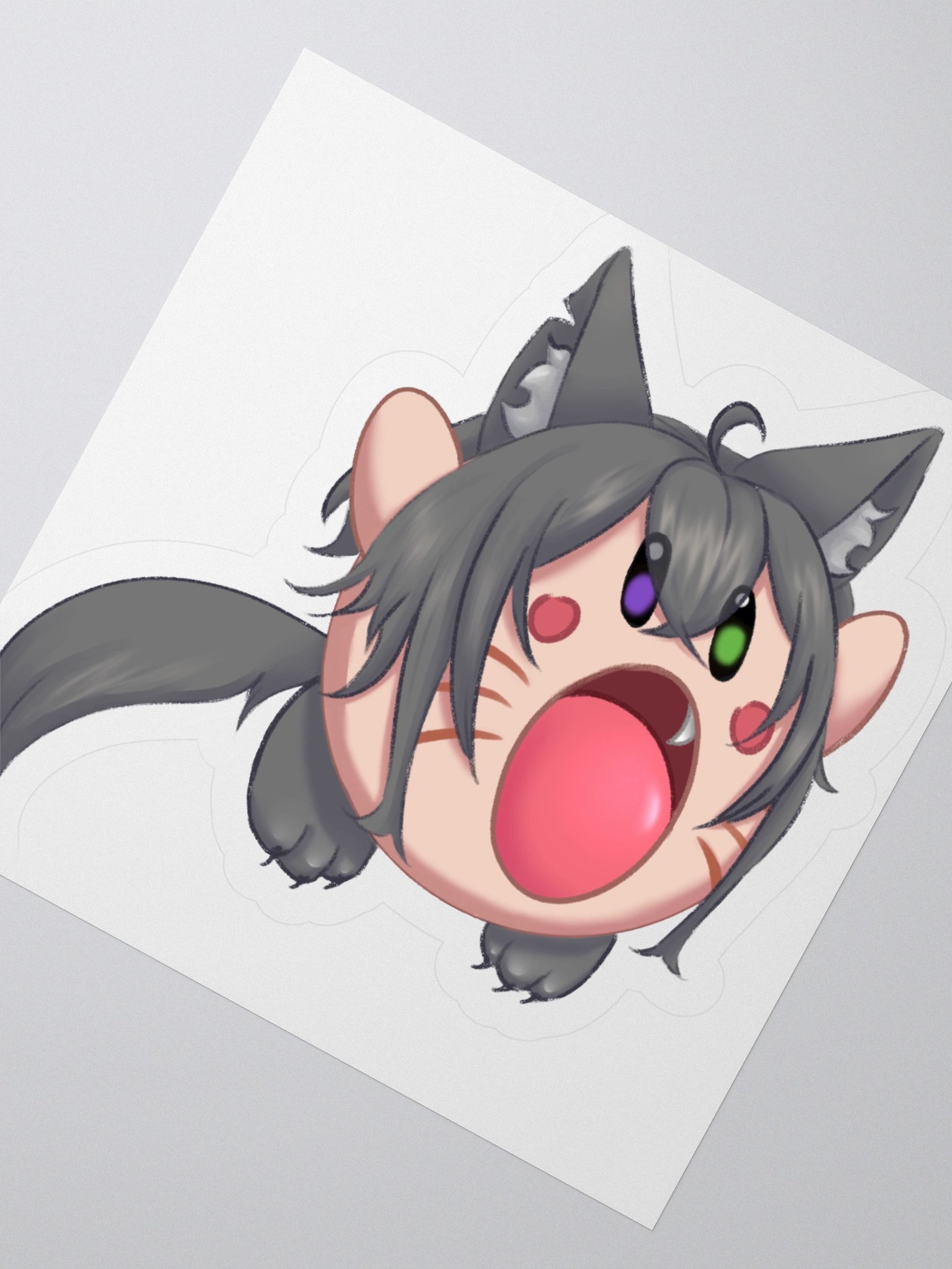 WolfcatRisi Kirbo Sticker product image (5)