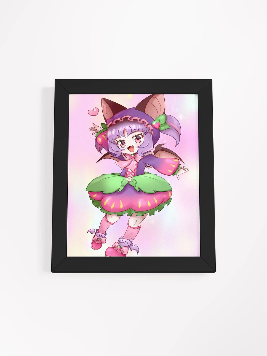 Miko the Strawberry Cutie Framed Poster product image (1)