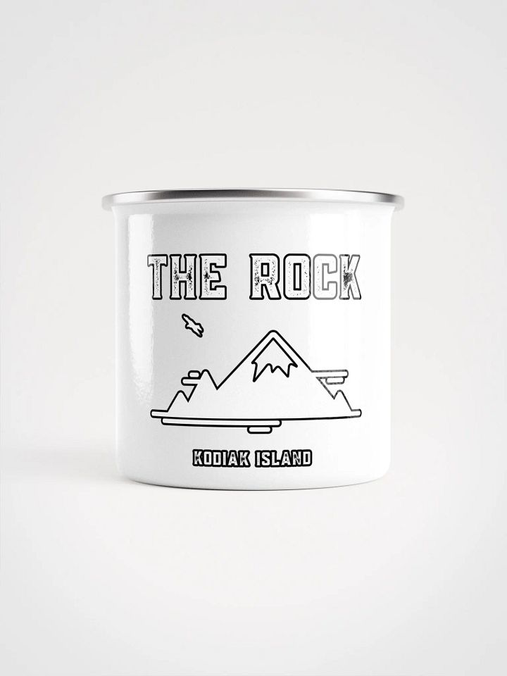 The Rock Enamel Camper Mug (White) product image (2)
