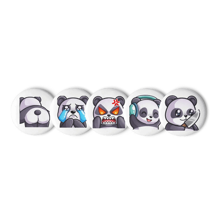 Panda Pin - Set #1 product image (1)